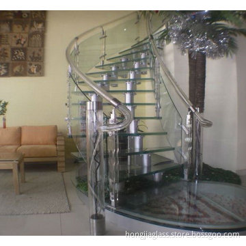 Staircase Railing Tempered Glass